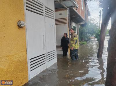 Despliega PC Estatal operativo de atención por tromba en Morelia