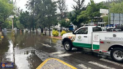 Atiende PC estatal inundaciones y encharcamientos en Morelia