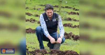 Encabeza Alfonso Martínez jornada de reforestación