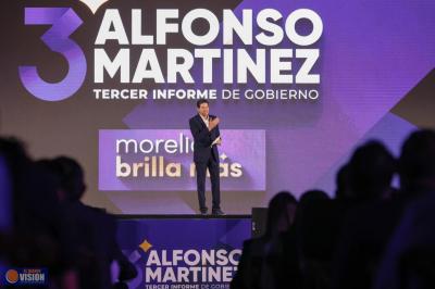 Espectacular Tercer Informe de Gobierno de Alfonso Martínez