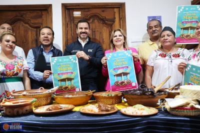 Mole y tradición, en las Fiestas Patronales de Santa María, Morelia