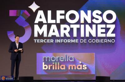 Michoacán se nota porque Morelia brilla más: Alfonso Martínez