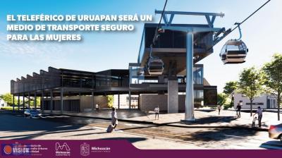 Mujeres merecen un medio de transporte seguro,ante construcción del teleférico de Uruapan