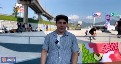 Skatepark del bajopuente Paso Morelos, un espacio innovador para las juventudes