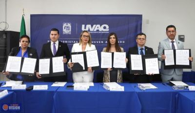 Red Juntos por Michoacán y IMAIP signan convenio a favor de la transparencia 