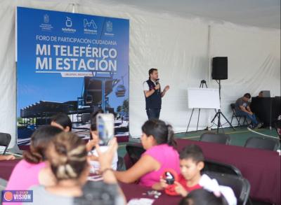 Opinión ciudadana, esencial para creación de espacios en estaciones del Teleférico de Uruapan