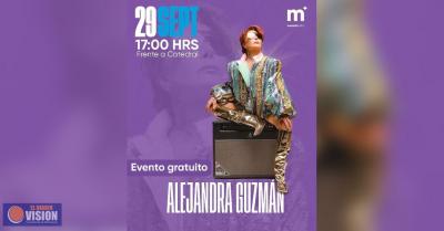 Gobierno de Morelia invita a disfrutar del concierto de Alejandra Guzmán