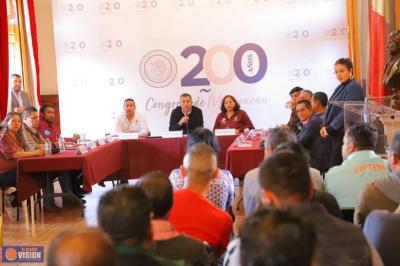 Presenta Barragán y líderes sindicales reforma constitucional en materia de salarios mínimos