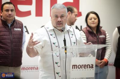 Morena exige al alcalde de Morelia sumarse a coordinación de seguridad para frenar violencia