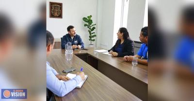 Recibe Yankel Benítez a asociaciones vecinales de Morelia