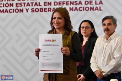 Se registra Fabiola Alanís para coordinar la defensa de la Transformación en Michoacán
