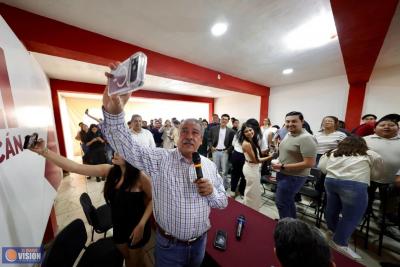 Raúl Morón, incluyente Fortalece líderazgos juveniles 