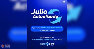 Ooapas invita a aprovechar los últimos días del programa “Julio Actualizado”
