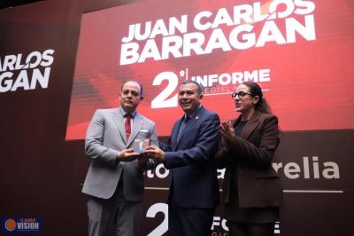 Rinde Juan Carlos Barragán su Segundo Informe de Actividades Legislativas