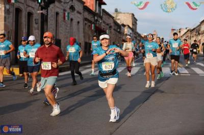 Policía Morelia reúne a más de 1,200 atletas en histórica carrera solidaria