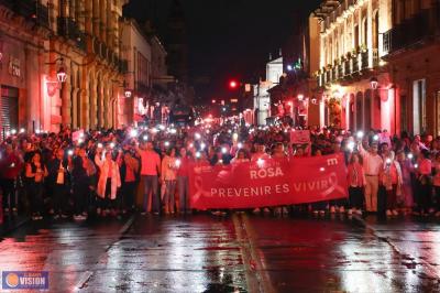 Familias llenan de esperanza las calles de Morelia con la Caminata Pinktate de Rosa
